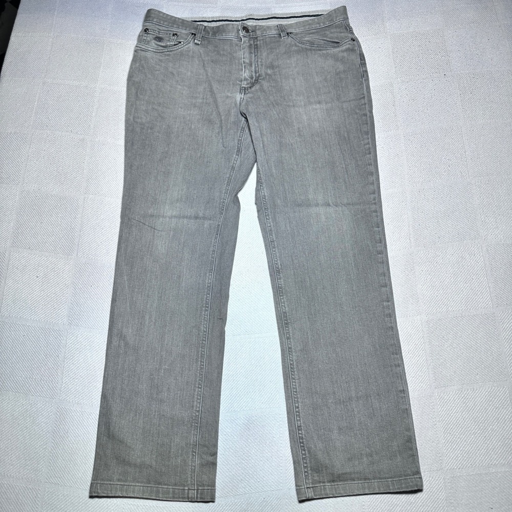 Ermenegildo Zegna Jeans Mens 36x31* Straight Leg Luxury Denim Grey Wash Casual